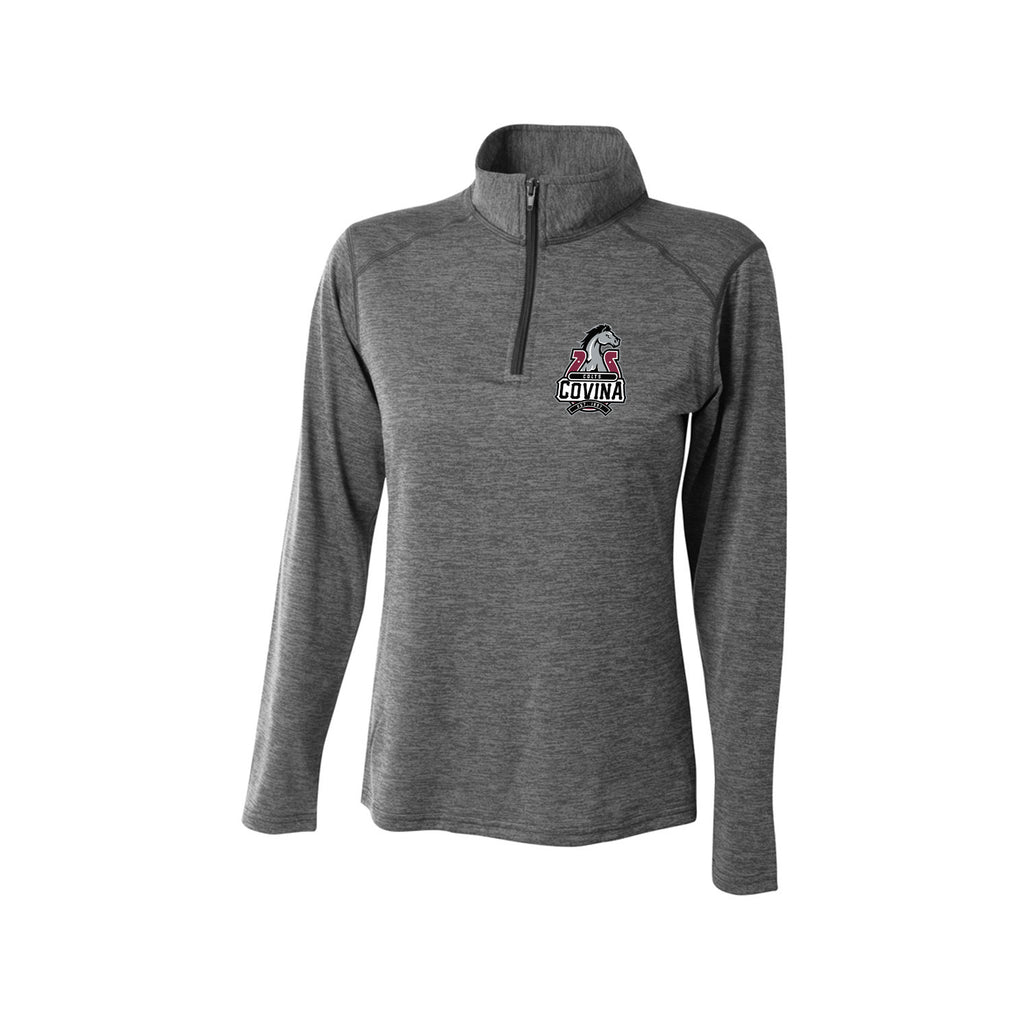 Covina High School Women's Quarter Zip Sweater (Embroidered)