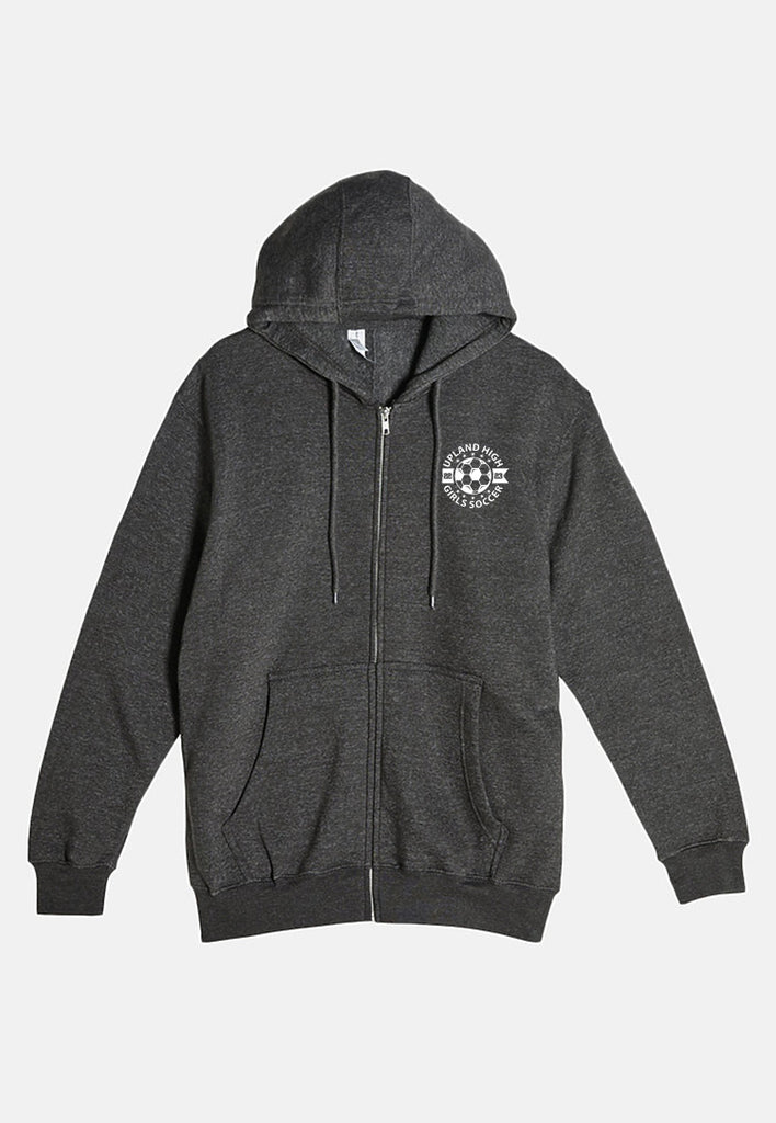 Upland High Girls Soccer - Full Zip Embroidered Hoodie