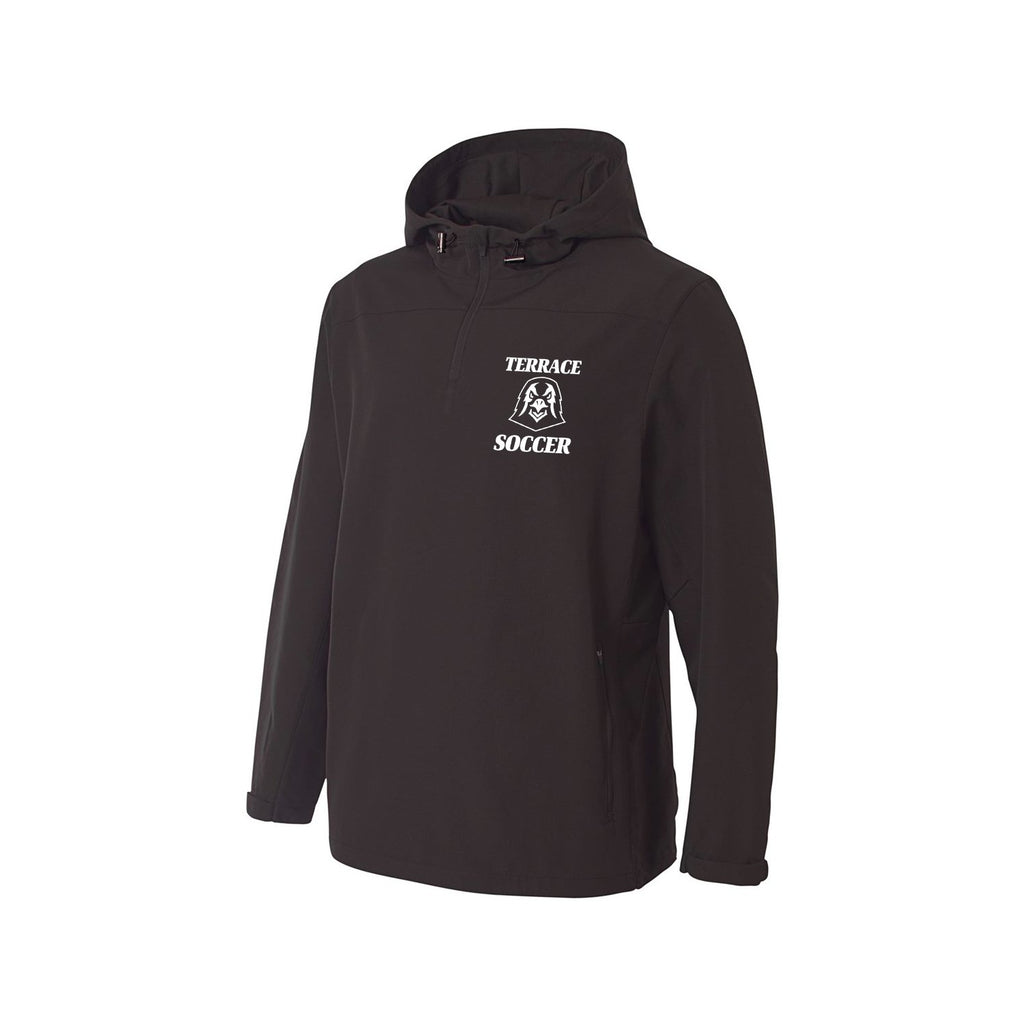 Mountlake Terrace High School Soccer Windbreaker (Black/Grey)