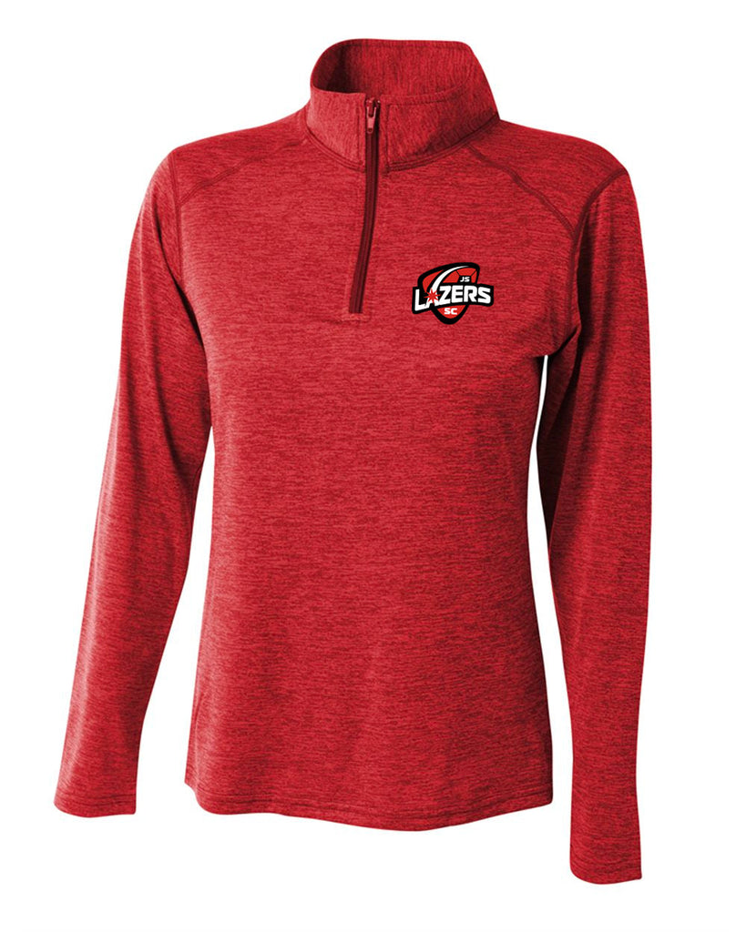 Street Five Soccer - Embroidered Women's Quarter Zip Sweater