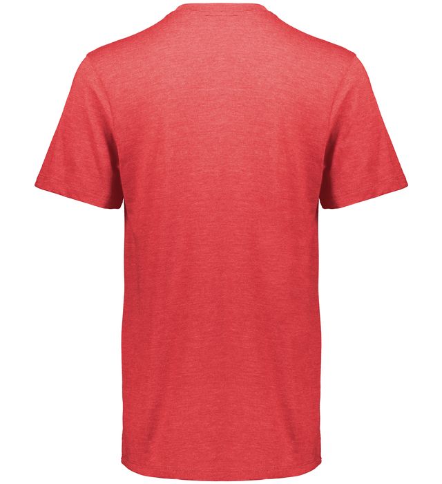 YOUTH- AUGUSTA RED HEATHER TRI-BLEND T-SHIRT