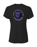 Women's Panther Short Sleeve Training Top (Black/Purple/Silver)