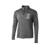 Mountlake Terrace High School Mens's (Coaches) Quarter Zip Sweater (Grey/Red)