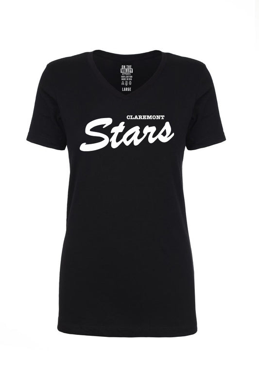 Claremont Stars - Womens V-Neck Tee